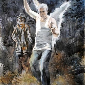 Malerei mit dem Titel "Alas. St. Michael,…" von Gregory Radionov, Original-Kunstwerk