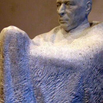 Escultura intitulada "Cardinal Stefan Wys…" por Radoslaw Keler, Obras de arte originais, Pedra