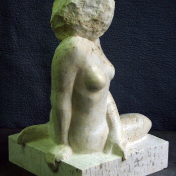 Sculpture titled "Serpentinata (2)" by Radoslaw Keler, Original Artwork, Stone