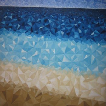 제목이 "Abstract seascape"인 미술작품 Predrag Radovanovic로, 원작, 기름