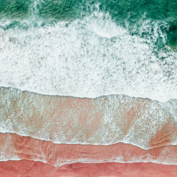 Fotografie getiteld "Ocean Waves Crashin…" door Radu Bercan, Origineel Kunstwerk, Digitale fotografie