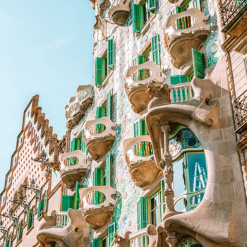 Фотография под названием "Casa Batllo, Antoni…" - Radu Bercan, Подлинное произведение искусства, Цифровая фотография