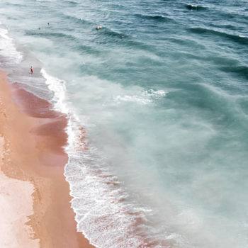 Photographie intitulée "Ocean Print, Beach…" par Radu Bercan, Œuvre d'art originale, Photographie numérique