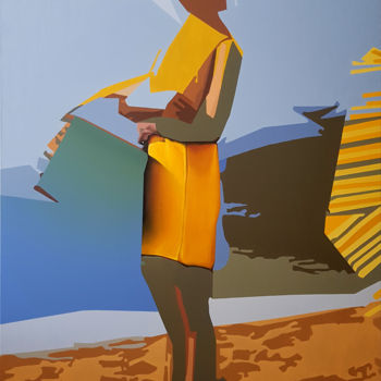 Pintura titulada "A Matter of Choice" por Radu Rodideal, Obra de arte original, Oleo Montado en Bastidor de camilla de madera