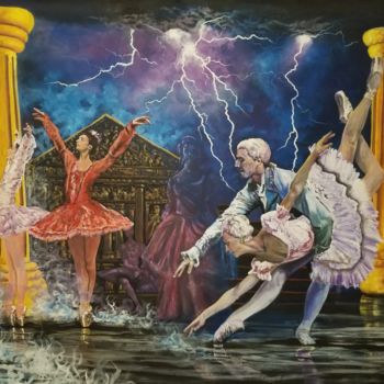 Malerei mit dem Titel "ballet-dream.jpg" von Rafael Flórez, Original-Kunstwerk, Öl