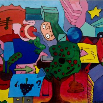 Pintura intitulada "Sonho" por Rafael Lima, Obras de arte originais