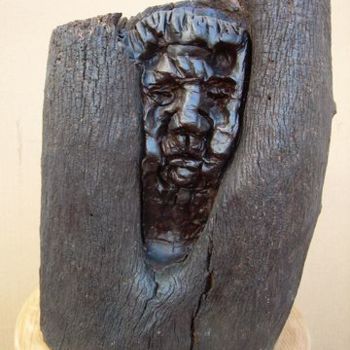 Sculpture titled "atrapada" by Piedehierro., Original Artwork