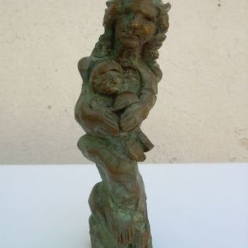 Sculpture titled "Maternidad" by Piedehierro., Original Artwork