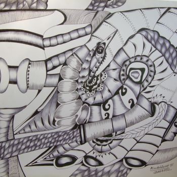 Drawing titled "Sin titulo.IV" by Piedehierro., Original Artwork