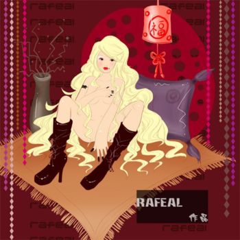 数字艺术 标题为“屋子” 由Rafeal Qi, 原创艺术品