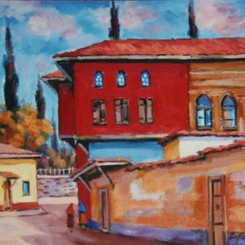 Painting titled "Osmanlı evi" by Yok, Original Artwork