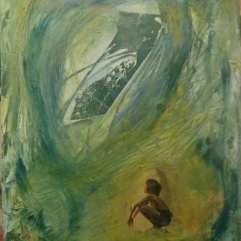 Pintura titulada "Tra cielo acqua e t…" por Raffaele Cappa, Obra de arte original, Acrílico