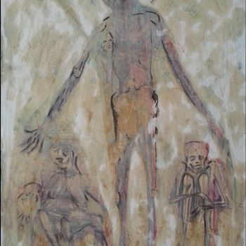 Pittura intitolato "fame-nel-mondo-etio…" da Raffaele, Opera d'arte originale