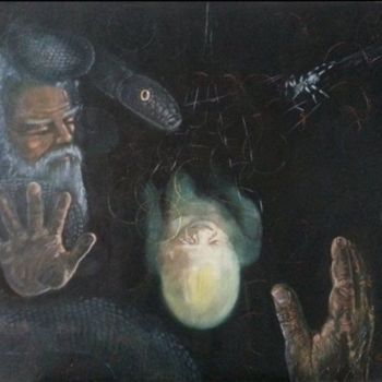 Pittura intitolato "nascita.jpg" da Raffaele, Opera d'arte originale