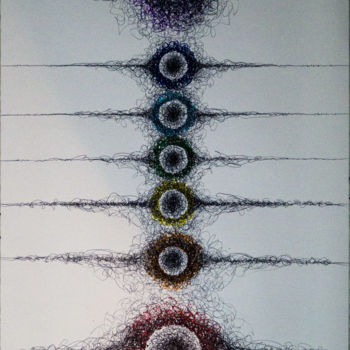 Σχέδιο με τίτλο "Senza titolo" από Maudit Carillon, Αυθεντικά έργα τέχνης