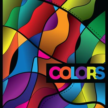 Arte digital titulada "Colors" por Raffi Kassis, Obra de arte original, Trabajo Digital 2D