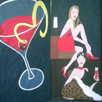 Painting titled "SATURDAY NIGHT FEVE…" by Rafox, Original Artwork