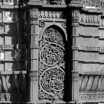 Fotografia intitulada "Carving at Entrance…" por Rahul Gajjar, Obras de arte originais