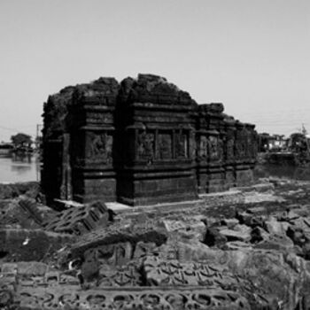 Fotografía titulada "Lakulish Temple, Ch…" por Rahul Gajjar, Obra de arte original