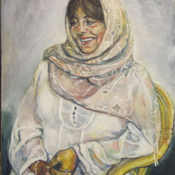 绘画 标题为“Portrait of Svetlana” 由Raija Merilä, 原创艺术品, 油