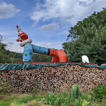 Photographie intitulée "Jour de fête" par Raimo Bergt, Œuvre d'art originale, Photographie manipulée