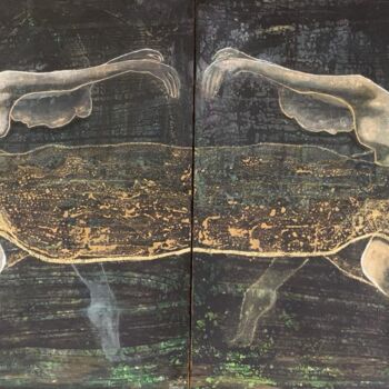 Peinture intitulée "Matrix" par Raimonda Tamo, Œuvre d'art originale, Huile