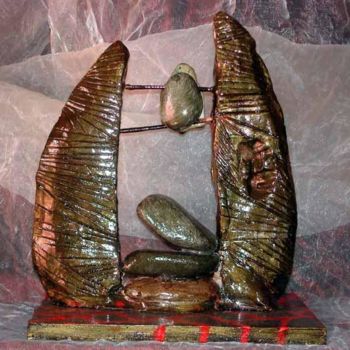 Sculpture intitulée "SANS TITRE" par Raims, Œuvre d'art originale