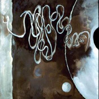 Peinture intitulée "Conception" par Raims, Œuvre d'art originale, Huile