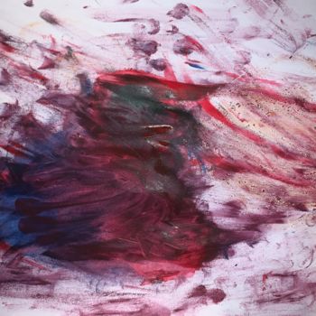 「Purple Rainfall」というタイトルの絵画 Cadyによって, オリジナルのアートワーク, アクリル