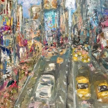 Картина под названием "New York original o…" - Raissa Kagan, Подлинное произведение искусства, Масло