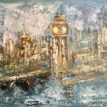 Картина под названием "Timeless London ori…" - Raissa Kagan, Подлинное произведение искусства, Масло