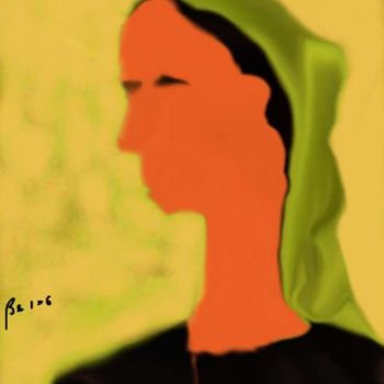 Arte digital titulada "mona" por Said Benkiran, Obra de arte original