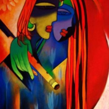 "Lovers - Made for e…" başlıklı Tablo Rajesh Shah tarafından, Orijinal sanat, Akrilik