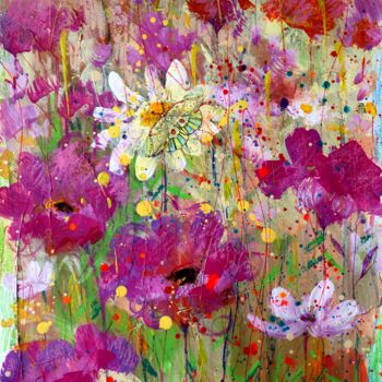 "Fantasy with Flower…" başlıklı Tablo Rakhmet Redzhepov tarafından, Orijinal sanat, Akrilik