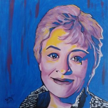 Painting titled "Cabiria" by Daniela Politi, Original Artwork, Acrylic