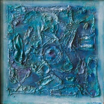 Pintura titulada "Memories - Blue" por Ralph Levesque, Obra de arte original