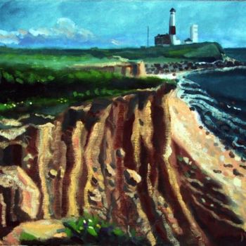 Ζωγραφική με τίτλο "Lighthouse Dunes" από Ralph Papa, Αυθεντικά έργα τέχνης