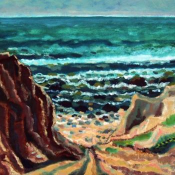 Painting titled "Eroding Dunes" by Ralph Papa, Original Artwork