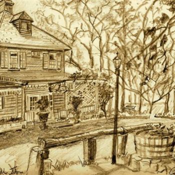 「The Plumbush Inn」というタイトルの描画 Ralph Papaによって, オリジナルのアートワーク, その他