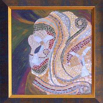 Sculpture titled "Breeze - ,,Adiere d…" by Raluca-Ioana Enăchescu, Original Artwork, Mosaic