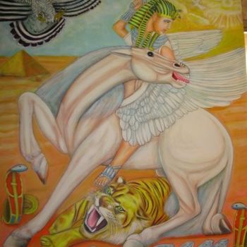Pintura intitulada "TESOUROS DE RAMANEF…" por Ramanefer, Obras de arte originais, Óleo