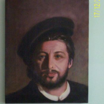Pittura intitolato "Autoritratto" da Paolo Ramazzotti, Opera d'arte originale