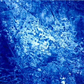 Painting titled "Deep Blue" by Roberto Richetto Rambaldini, Original Artwork