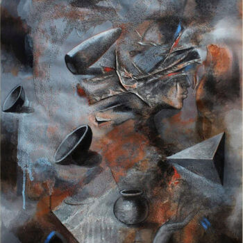 绘画 标题为“Emptiness II” 由Ramesh Terdal, 原创艺术品, 丙烯