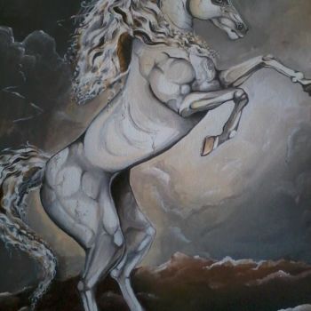Painting titled "cavallo.jpg" by Ramona Bocci, Original Artwork