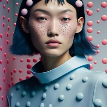 Arte digital titulada "Alice in Bubbleland…" por Ramona Gliga, Obra de arte original, Imagen generada por IA