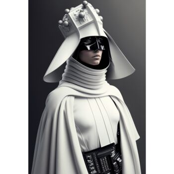 제목이 "Nun Vader 2"인 디지털 아트 Ramona Gliga로, 원작, AI 생성 이미지