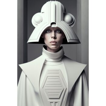 Digital Arts titled "Nun Vader 5" by Ramona Gliga, Original Artwork, AI generated image