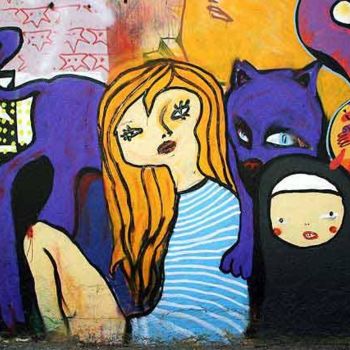 Photographie intitulée "Grafiti 35" par Ramon Oliveras, Œuvre d'art originale