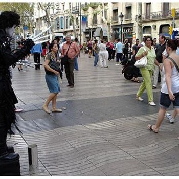 Fotografía titulada "Ramblas 8" por Ramon Oliveras, Obra de arte original